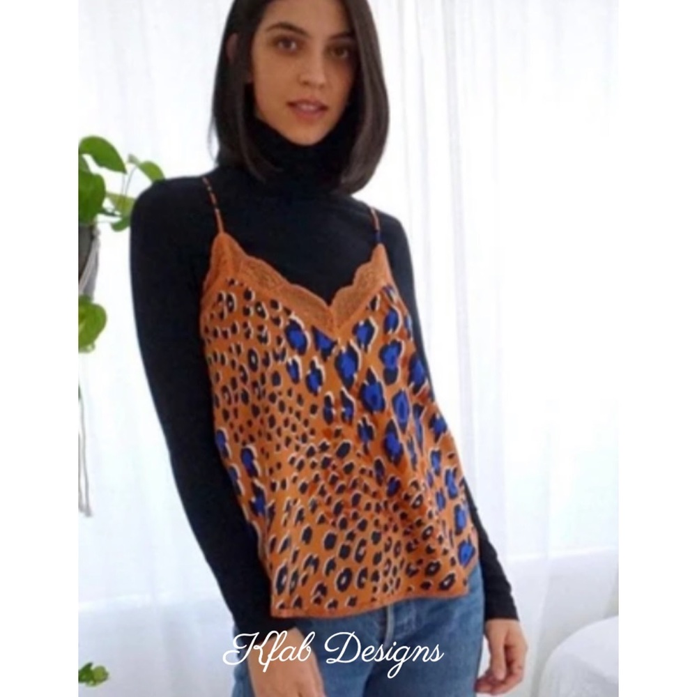 ❤️LAST! LOVESTITCH Wild Thing Leopard Lace Cami! - Picture 3 of 5